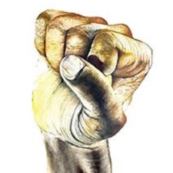 Power Is Brown Tee by ATB Fine Art Group (XL) - Picture 3 of 3